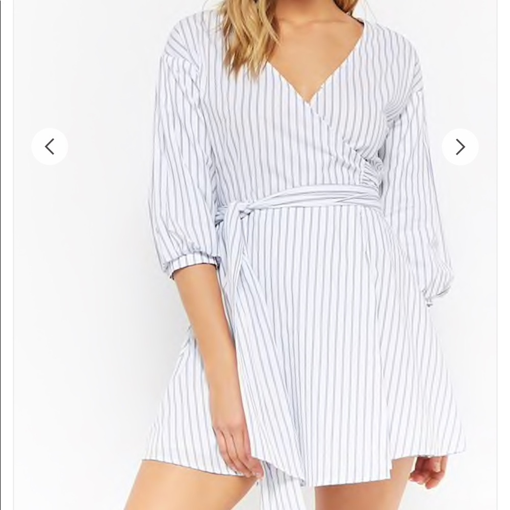 •Pinstripe Dress•